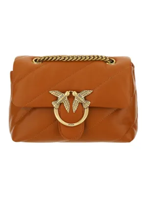 Pinko Love Bird Foldover Quilted Shoulder Bag