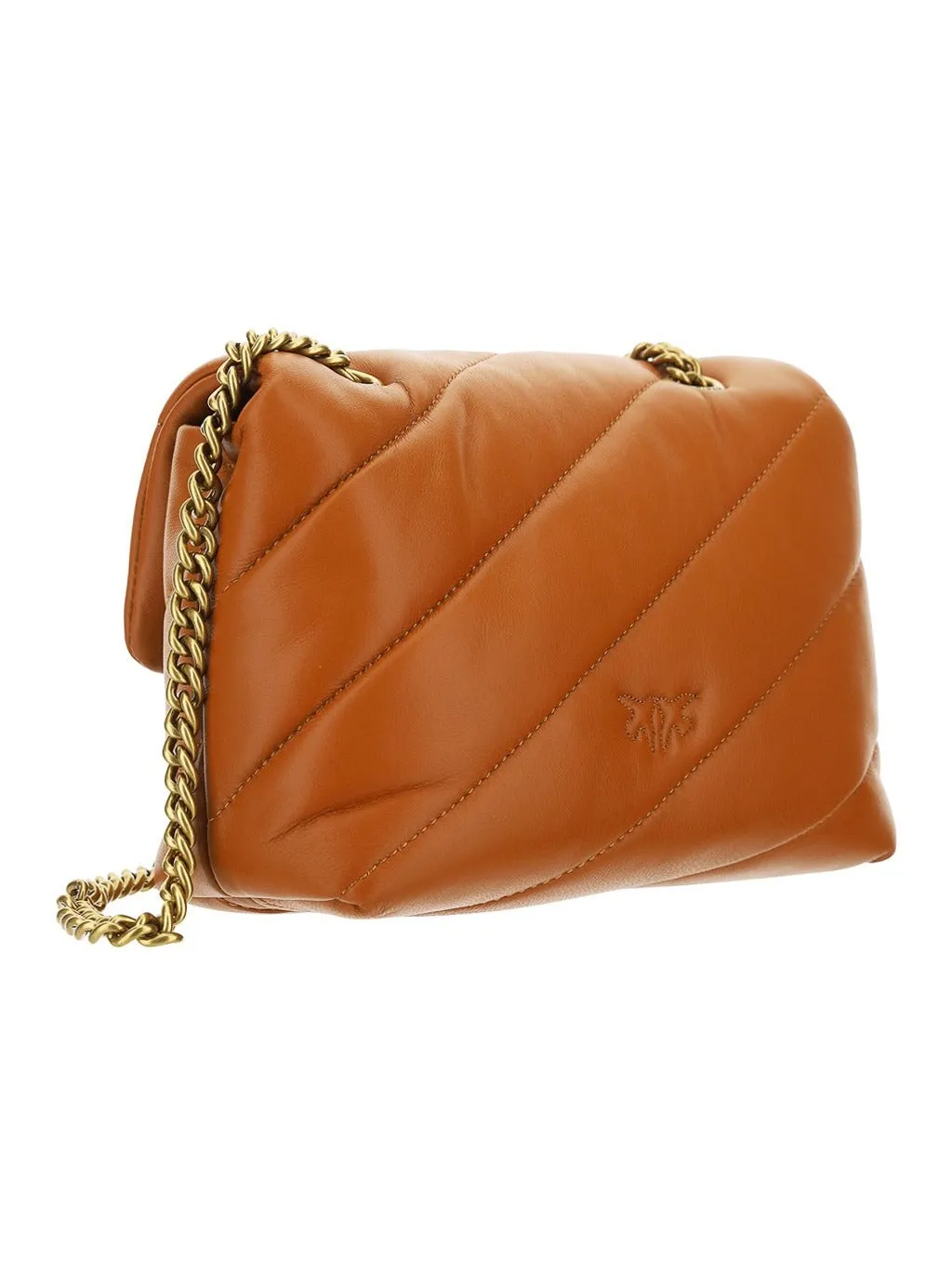 Pinko Love Bird Foldover Quilted Shoulder Bag