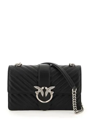 Pinko Love Bird Quilted Crossbody Bag