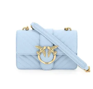 Pinko Love Icon Logo Plaque Quilted Shoulder Bag