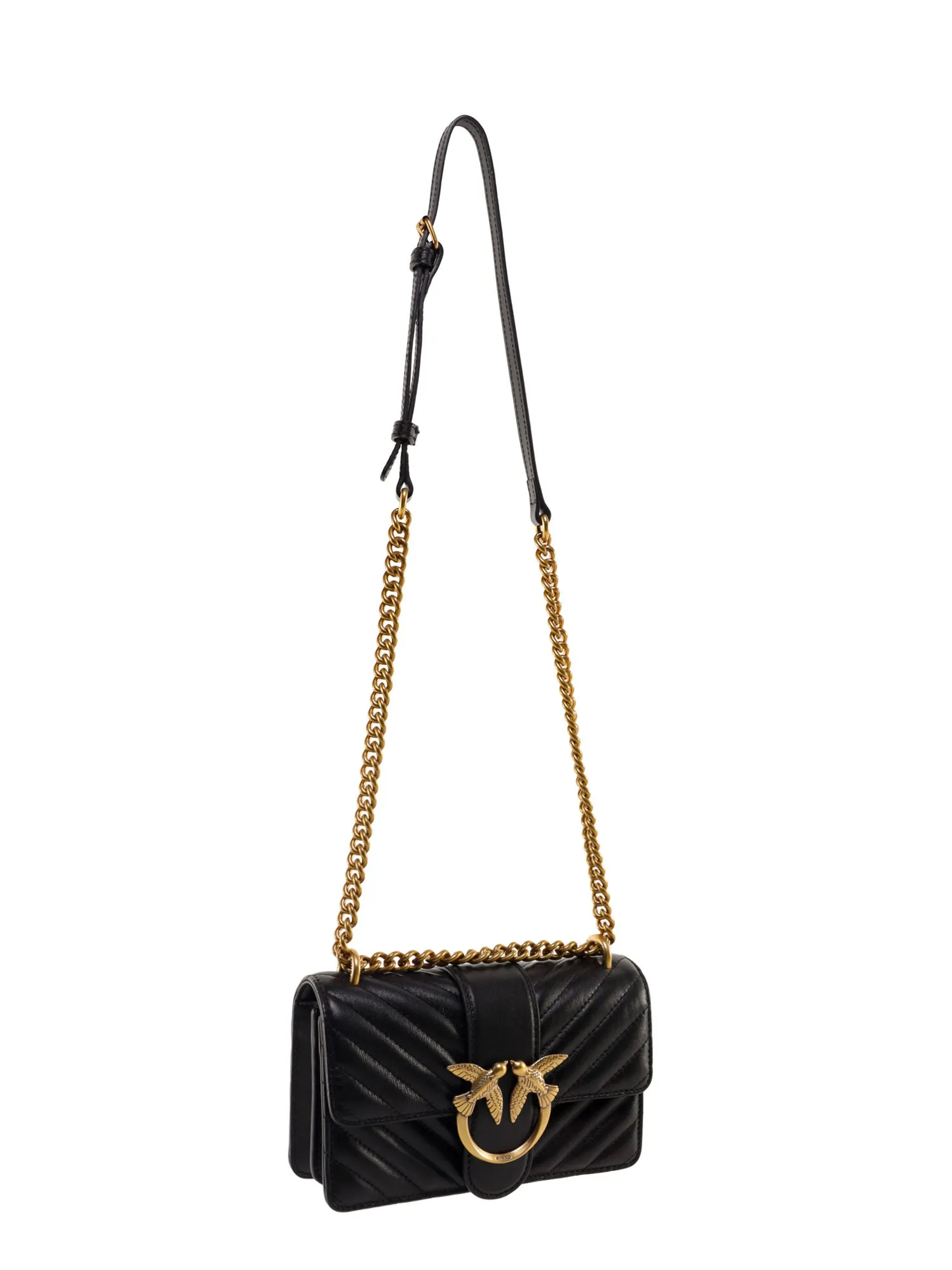 Pinko Love Mini Icon Quilted Shoulder Bag