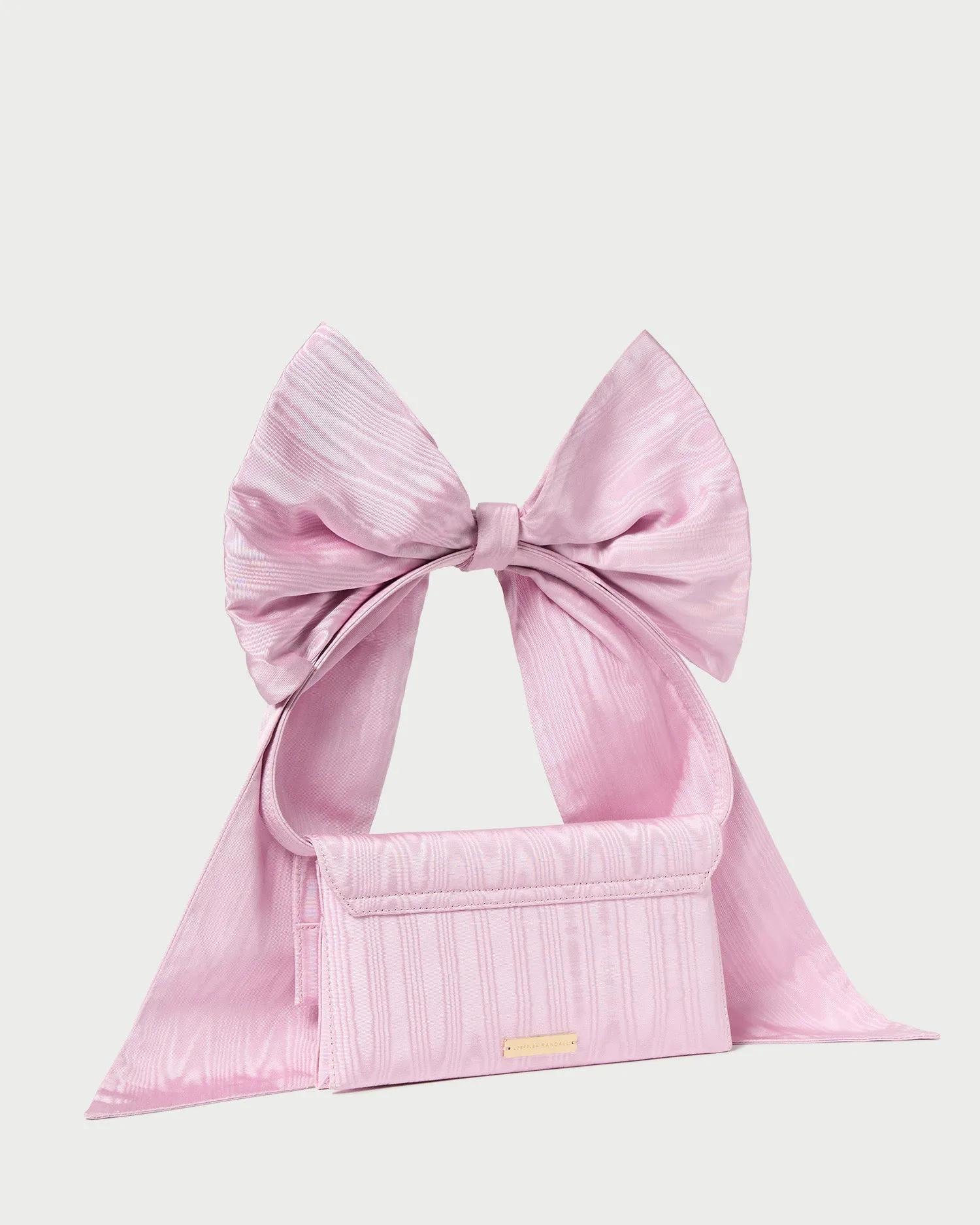 Ramona Pink Moiré Bow Bag