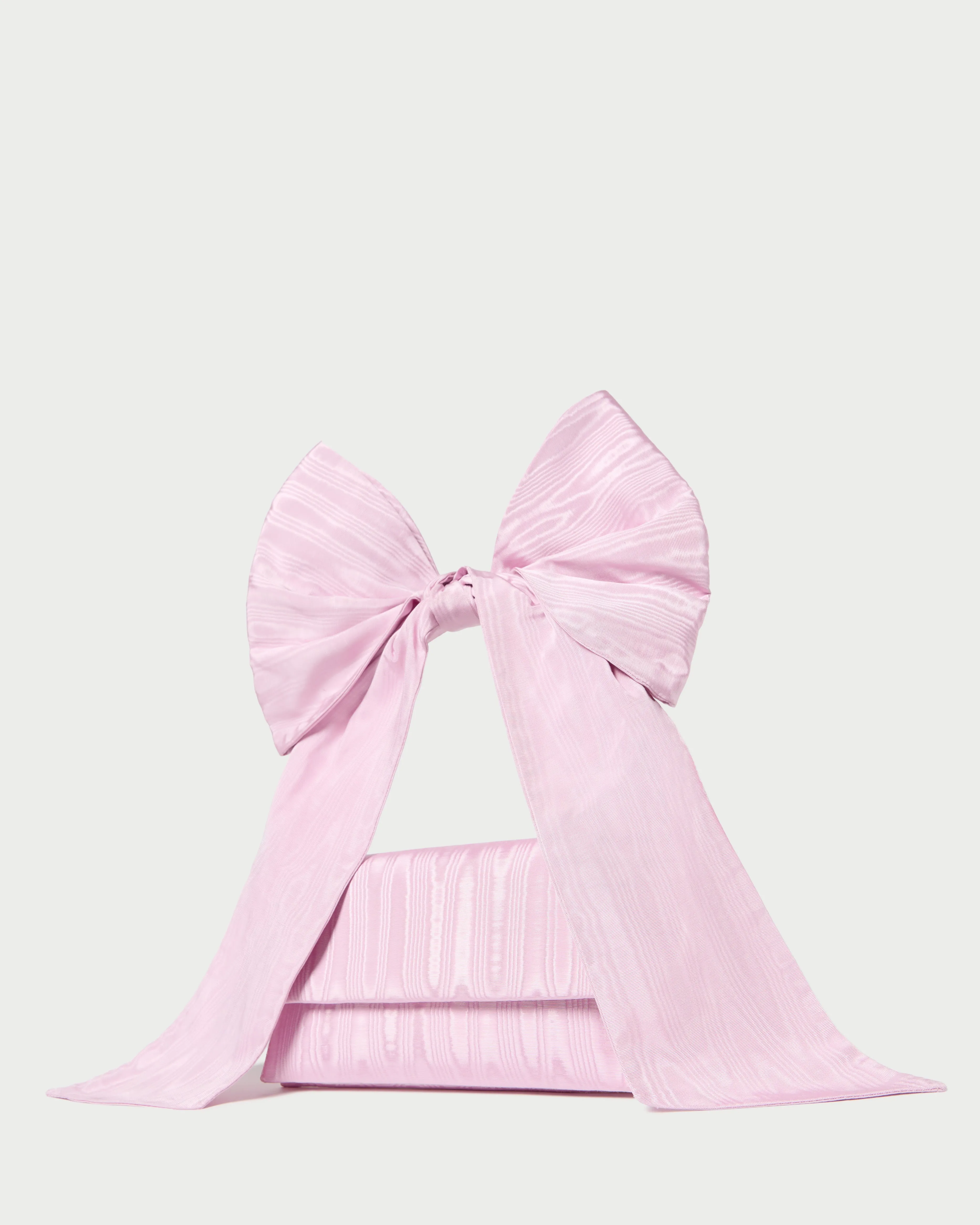 Ramona Pink Moiré Bow Bag