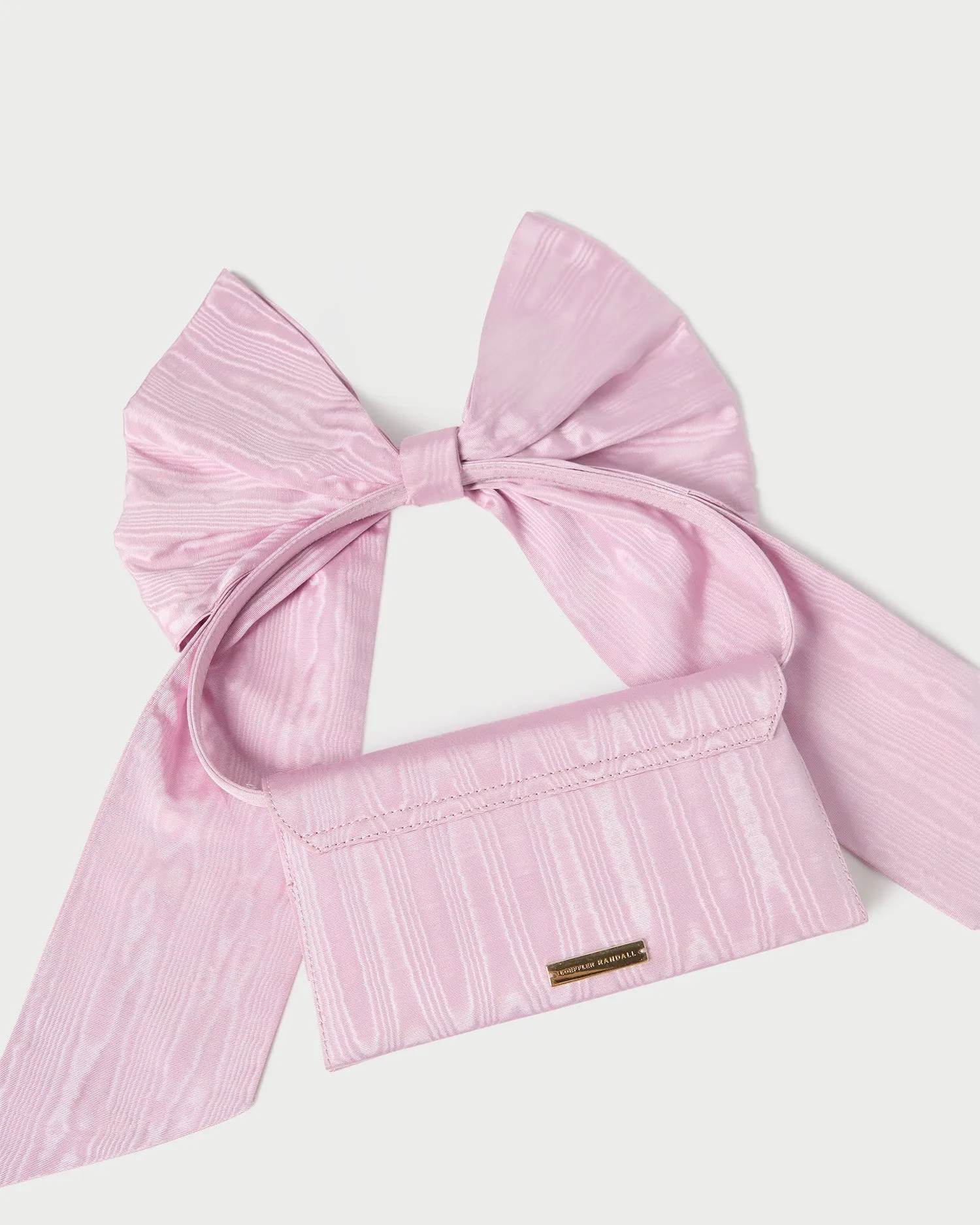 Ramona Pink Moiré Bow Bag
