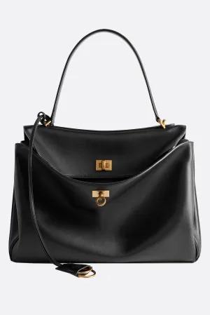 Rodeo large handbag in smooth leather