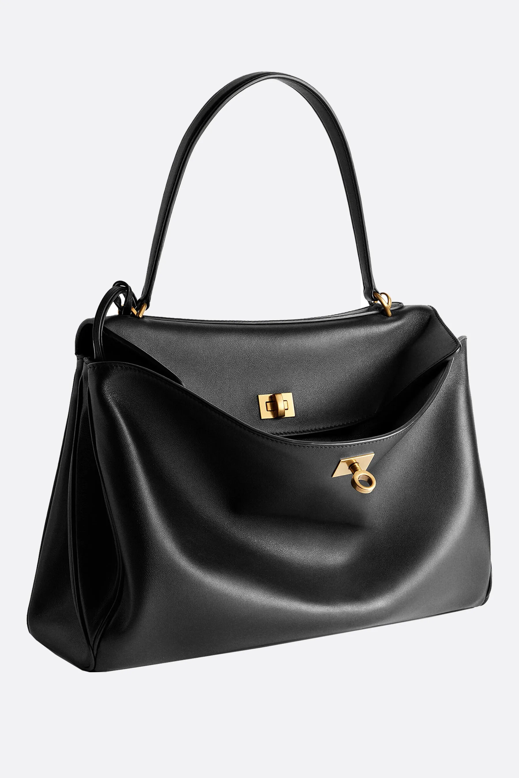 Rodeo large handbag in smooth leather