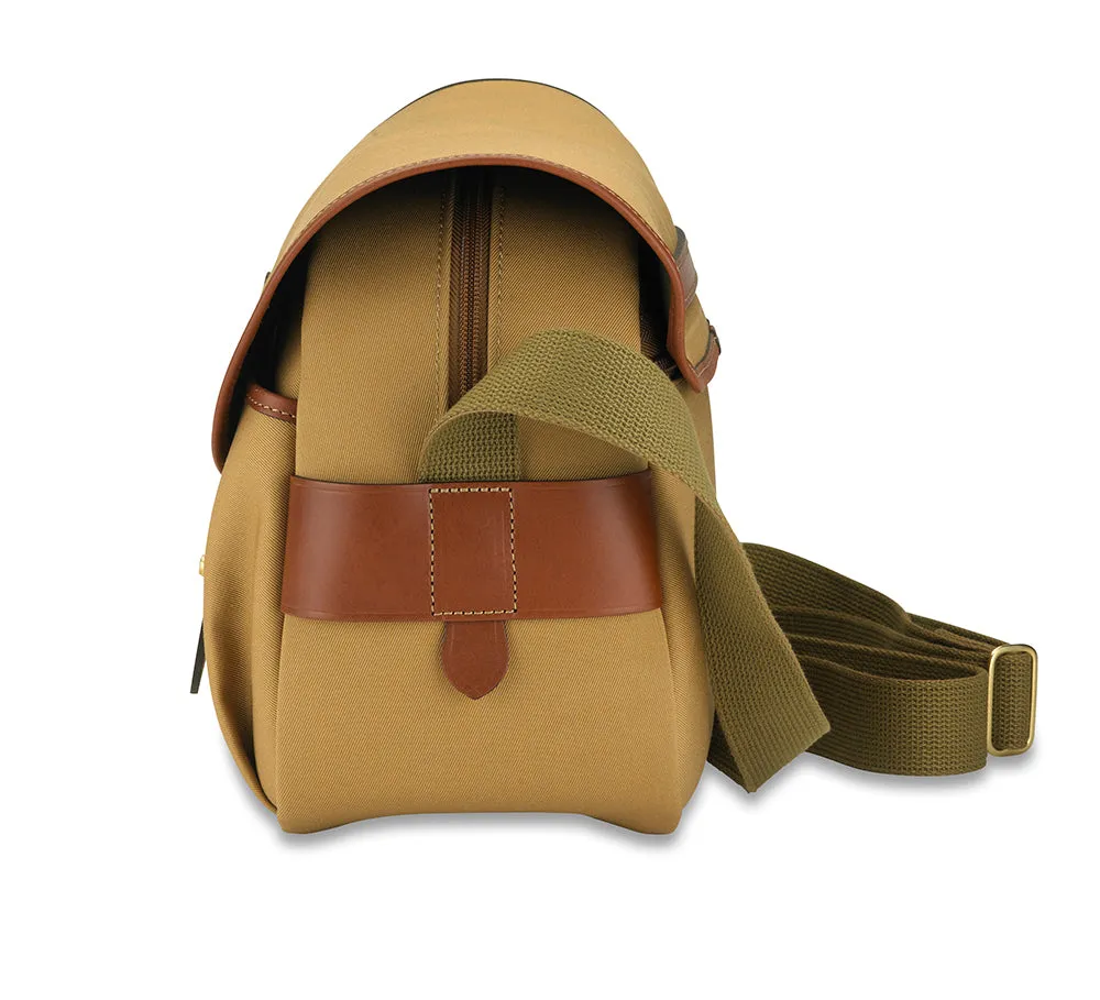 S4 Camera Bag - Khaki Canvas / Tan Leather
