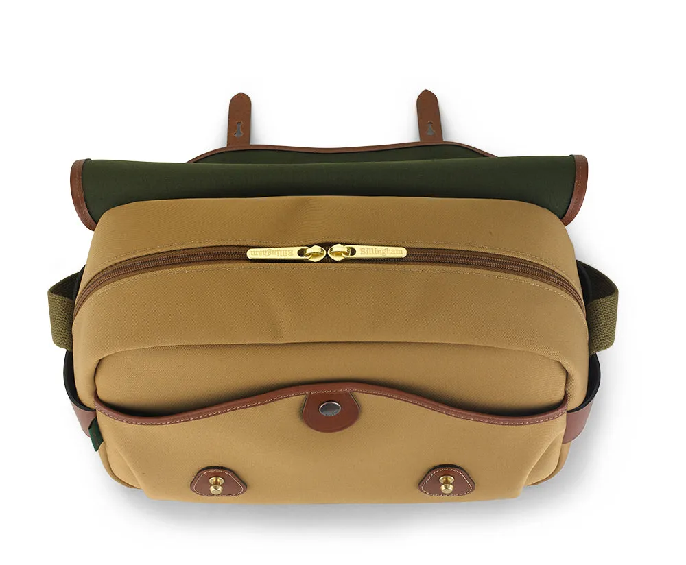 S4 Camera Bag - Khaki Canvas / Tan Leather