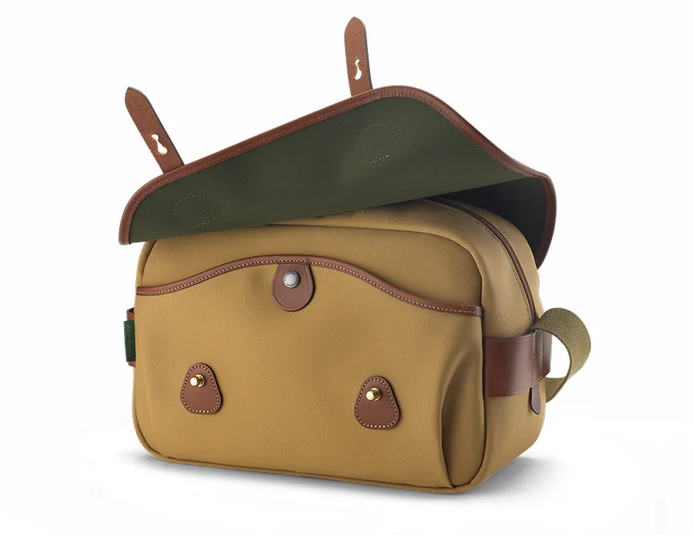 S4 Camera Bag - Khaki Canvas / Tan Leather