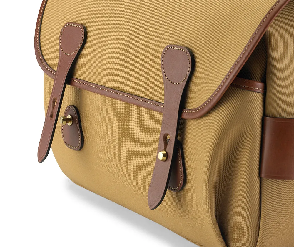 S4 Camera Bag - Khaki Canvas / Tan Leather