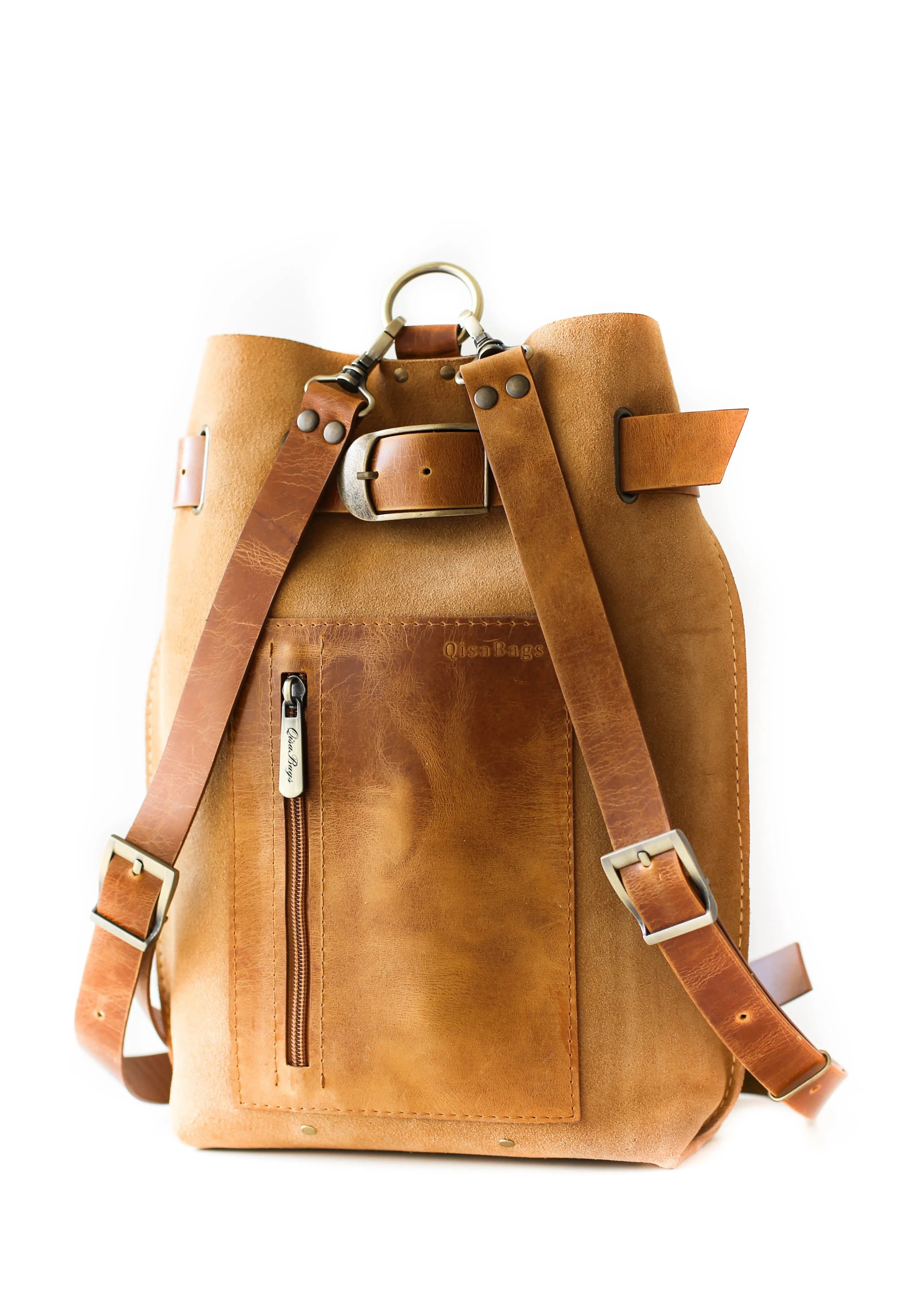 Sahara Suede Sling Backpack