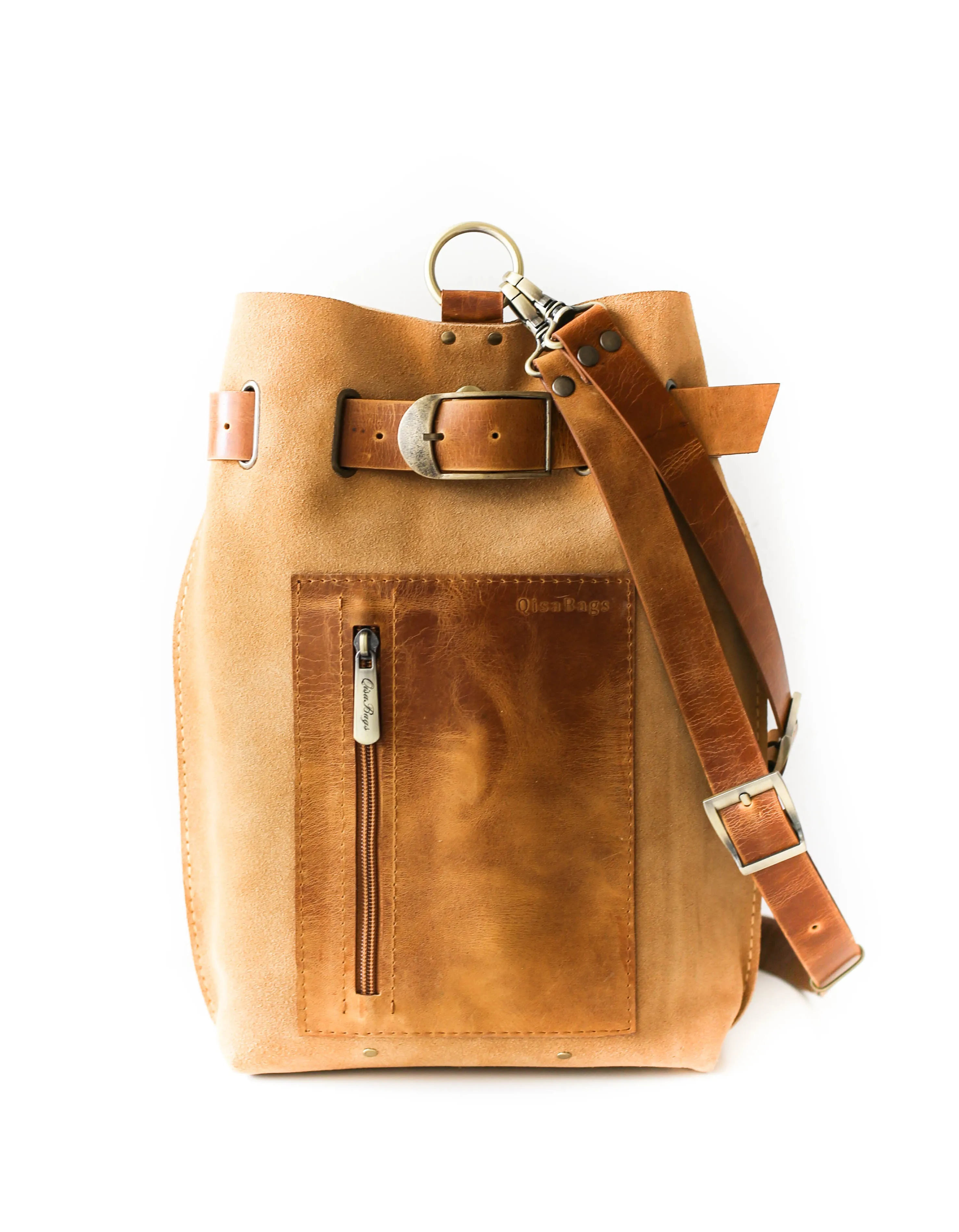 Sahara Suede Sling Backpack