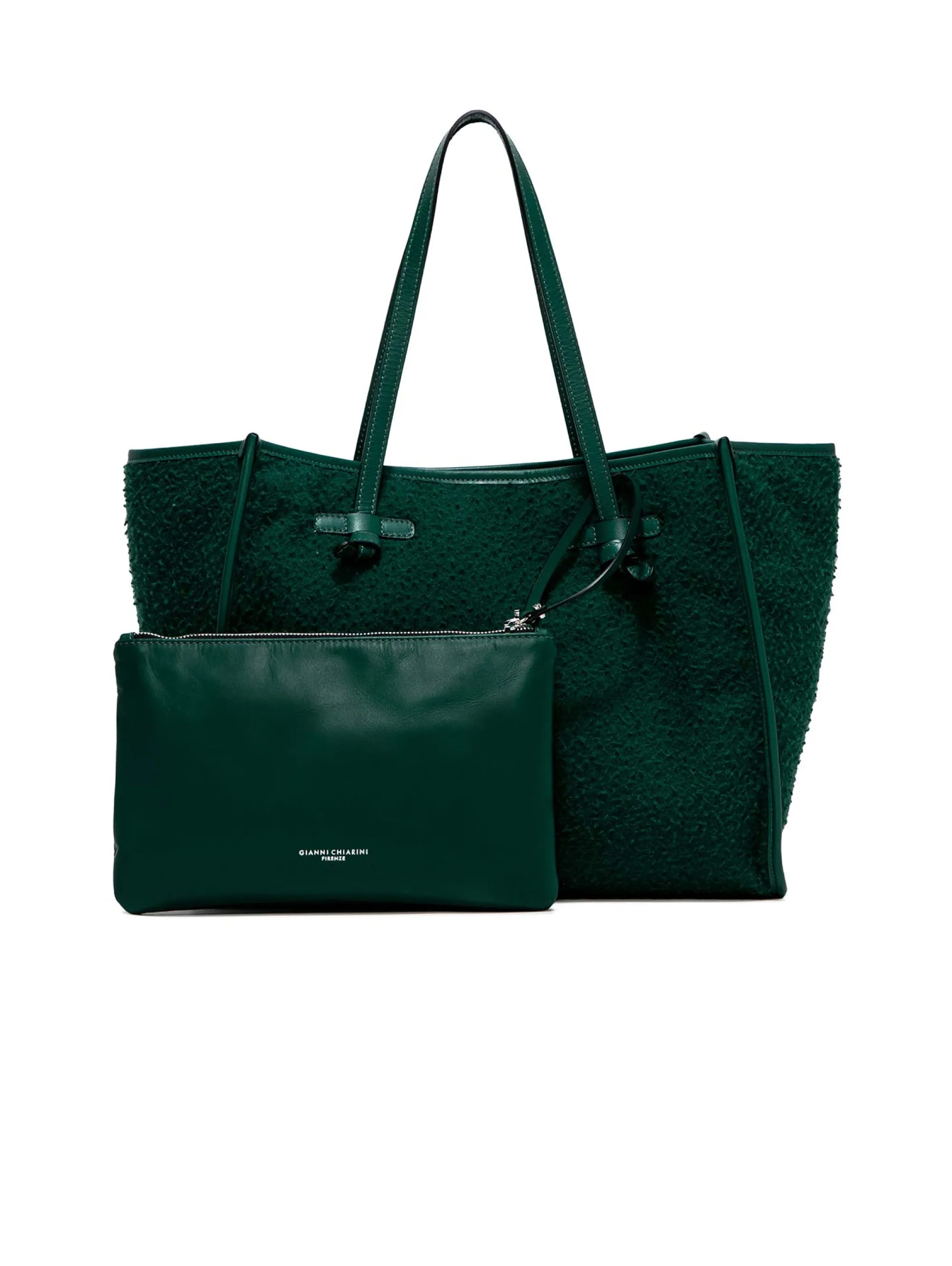 Shoulder bag in Casentino Verde