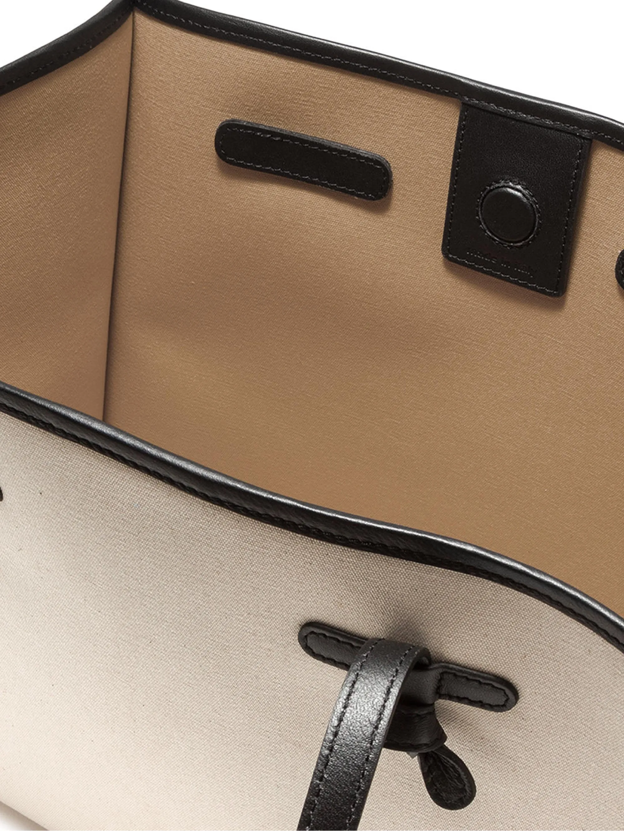 Shoulder Bag in Cream/Safari Canvas