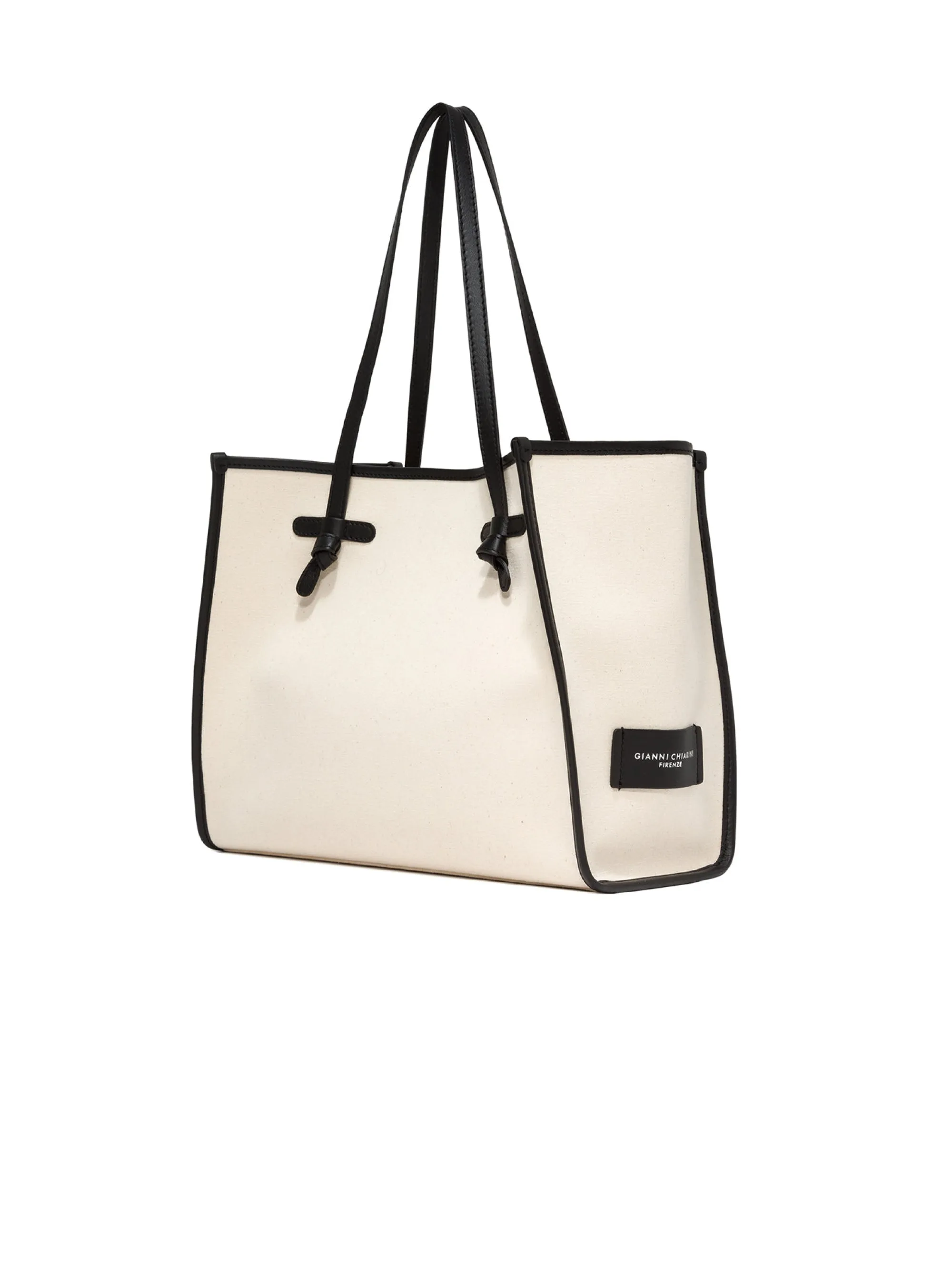 Shoulder Bag in Cream/Safari Canvas