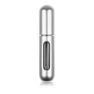 Silver Refillable Travel Automizer 5 ml