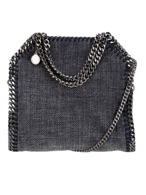 Stella McCartney Denim Chain-Link Tote Bag