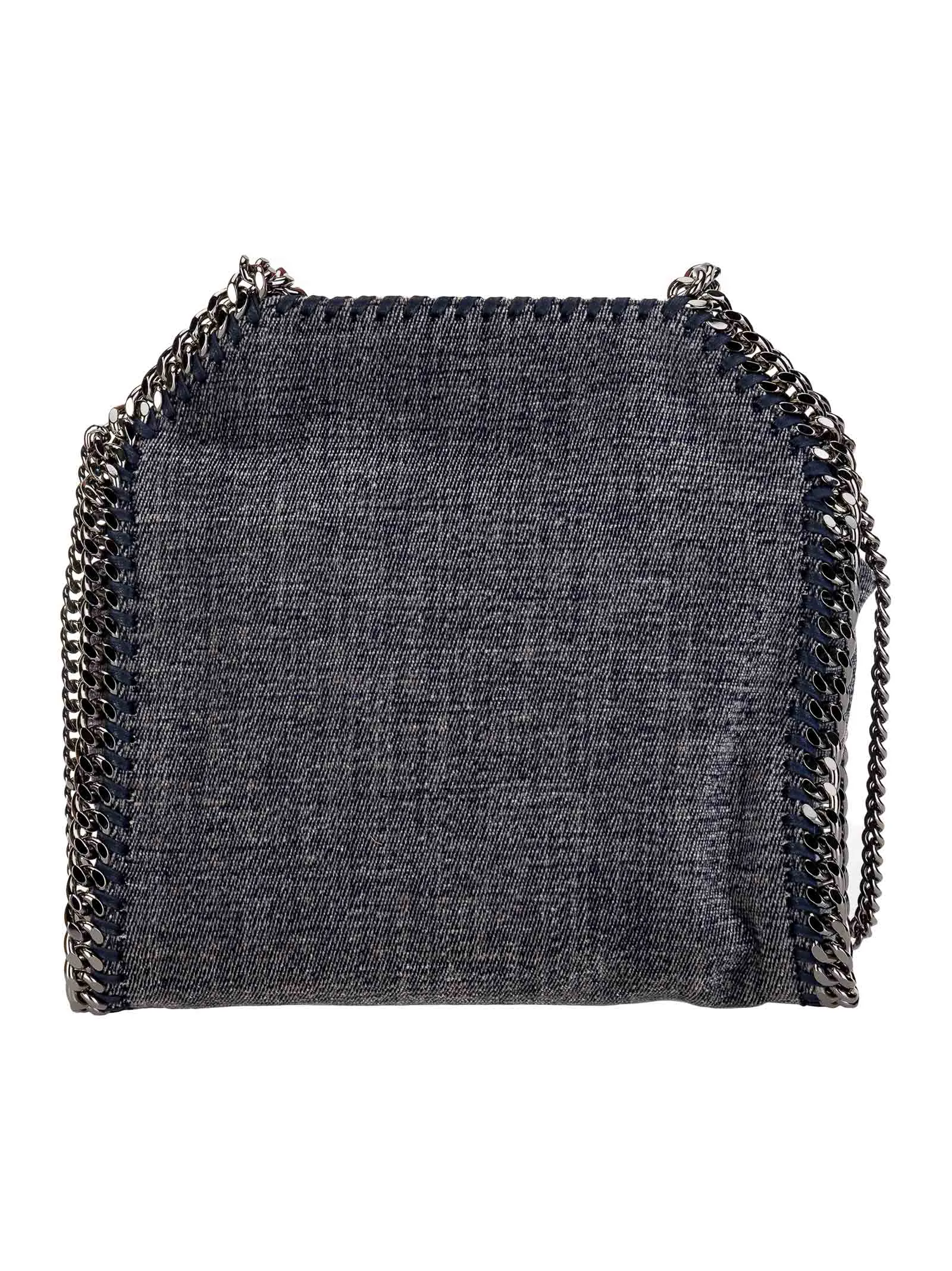 Stella McCartney Denim Chain-Link Tote Bag