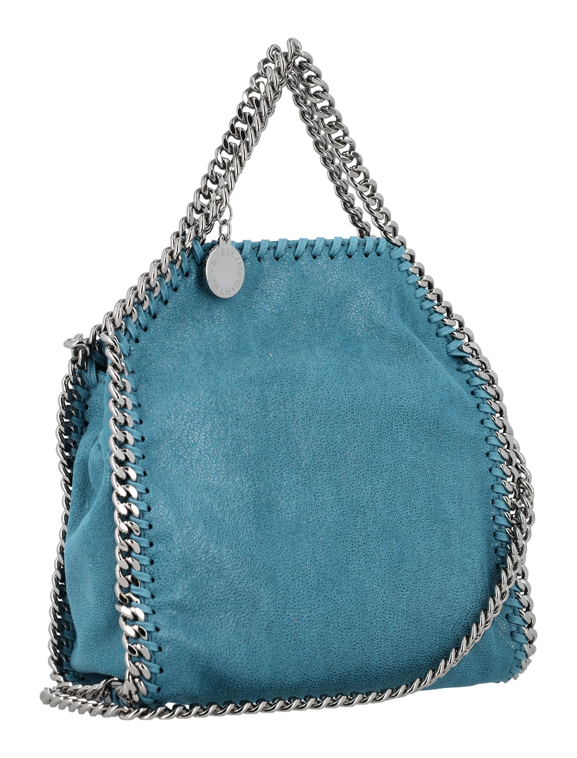 Stella McCartney Falabella Tiny Chain-Link Tote Bag