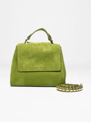 Sveva Bag in Green Suede