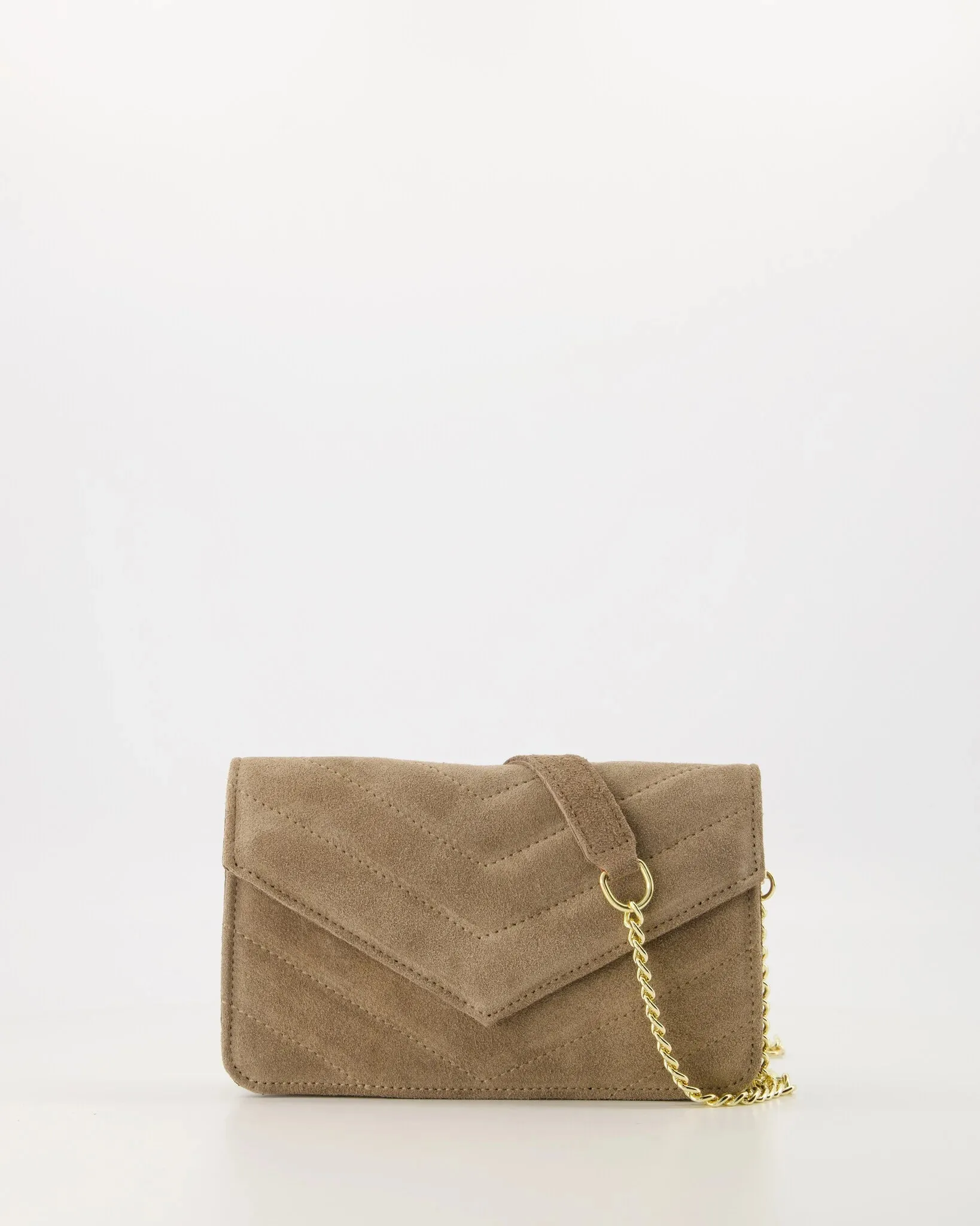 Tas Roos taupe suede