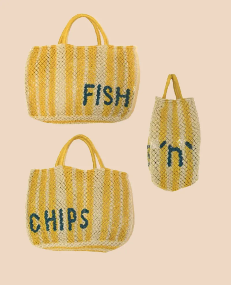 The Jacksons Bevan Yellow Fish N Chips Bag
