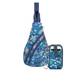 The On The Go Sling Backpack and Silverlake Smartphone Crossbody Gift Set