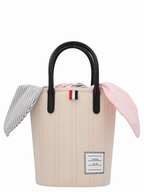 Thom Browne Logo Batch Bucket Bag