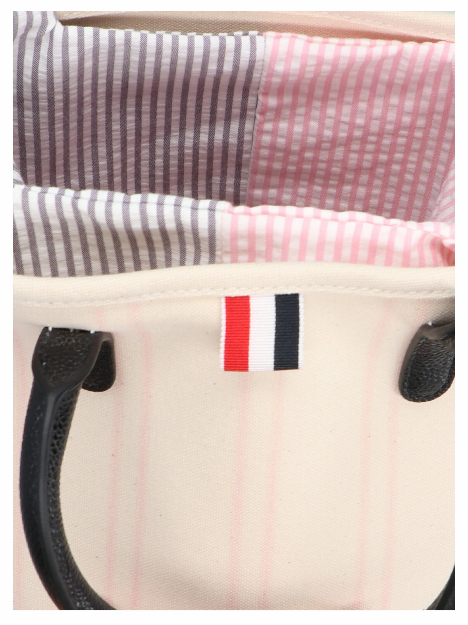 Thom Browne Logo Batch Bucket Bag