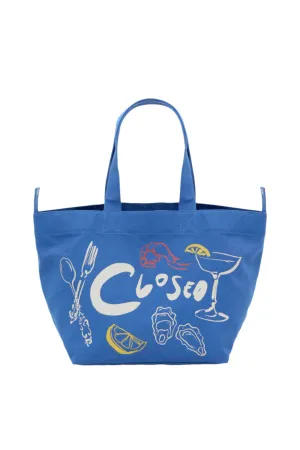 Tote bag cornflower blue