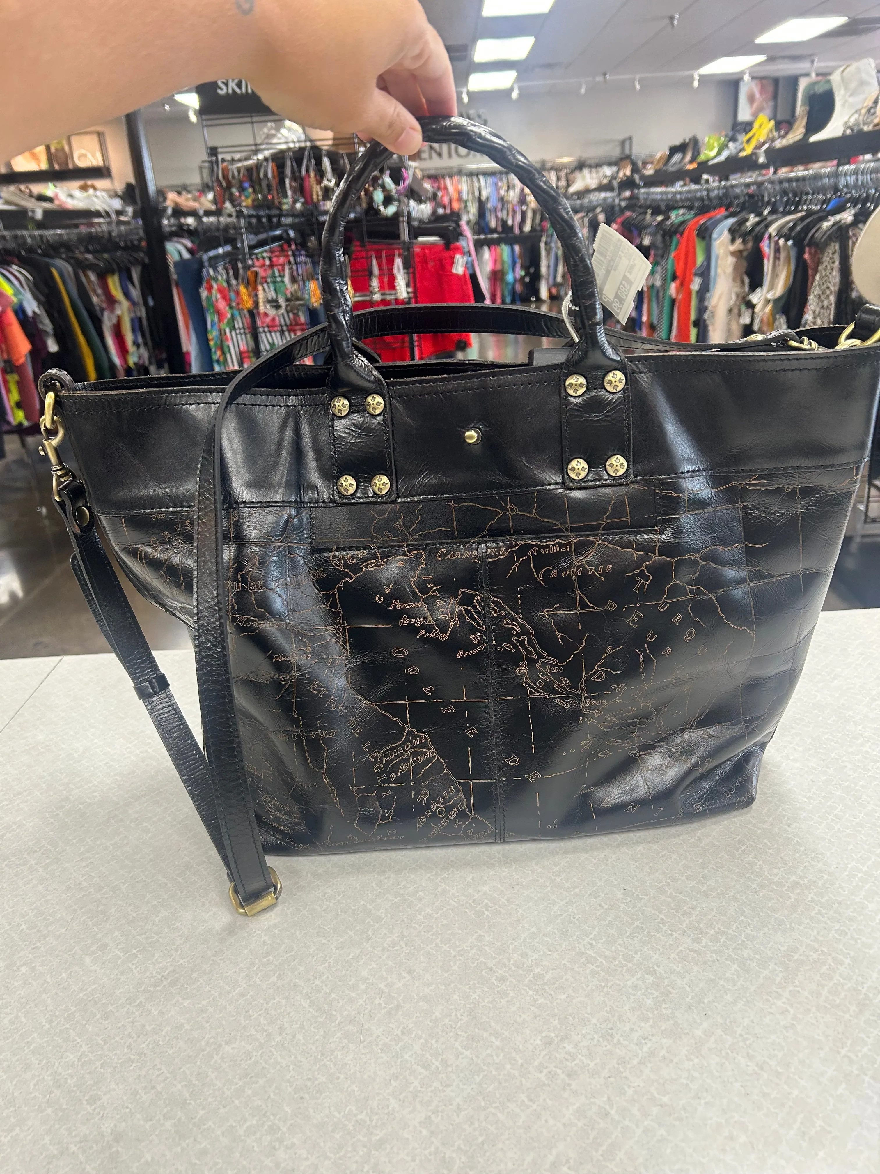 Tote Designer By Patricia Nash In Black, Size:Large