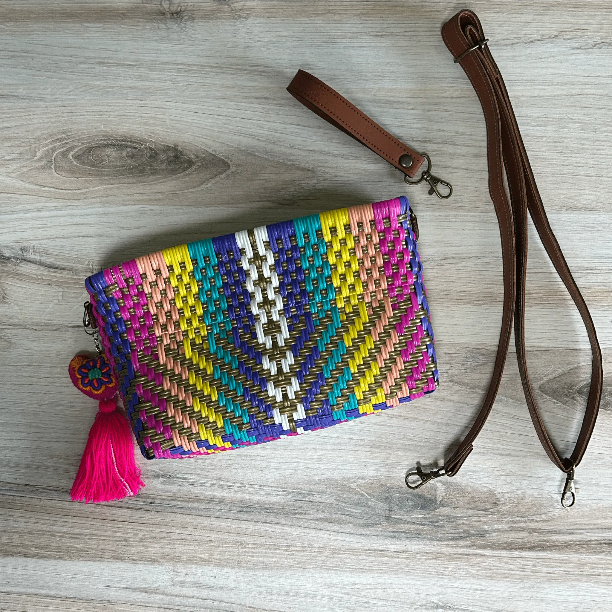 Upcycled Handwoven Handbags - Marygold BUNDLE