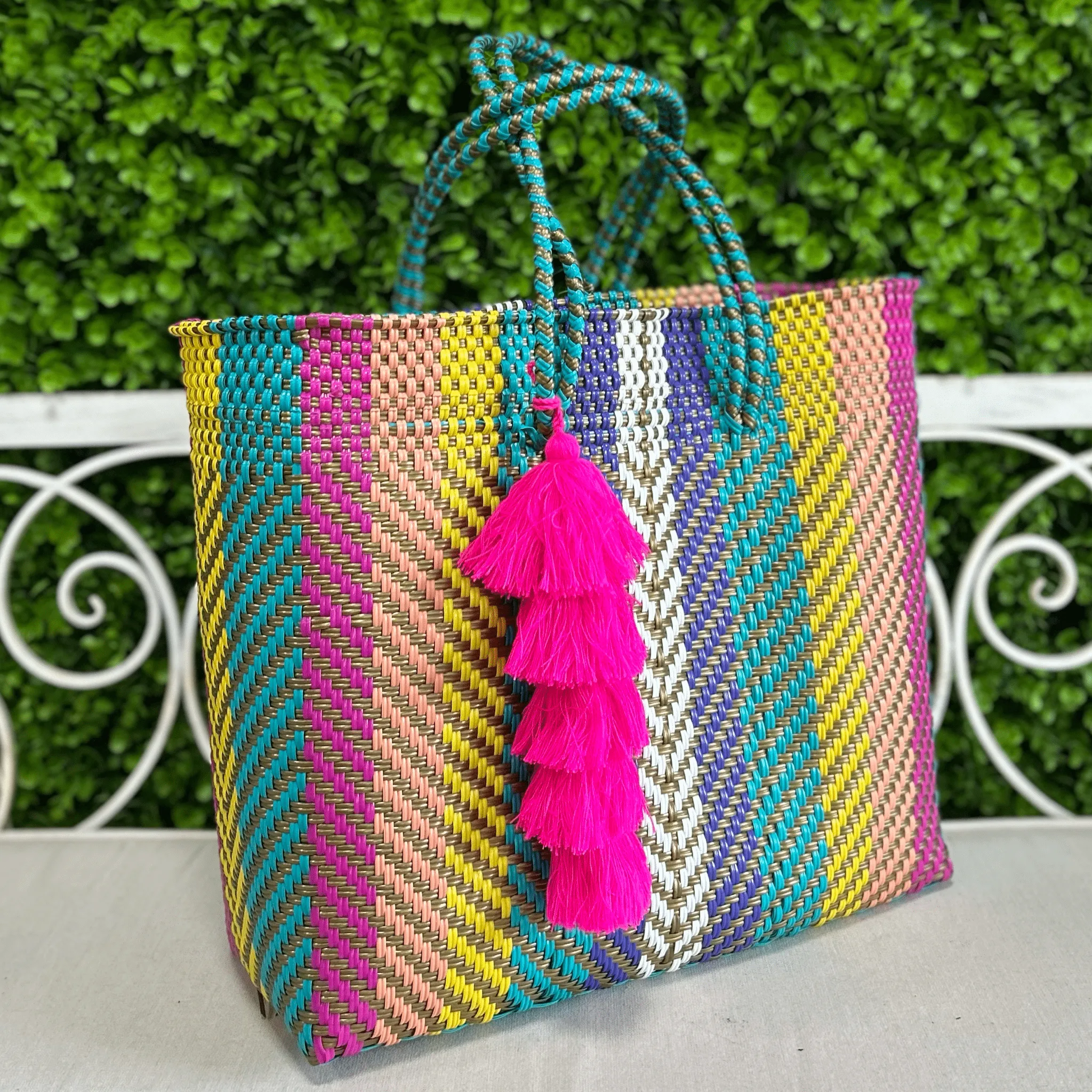 Upcycled Handwoven Handbags - Marygold BUNDLE