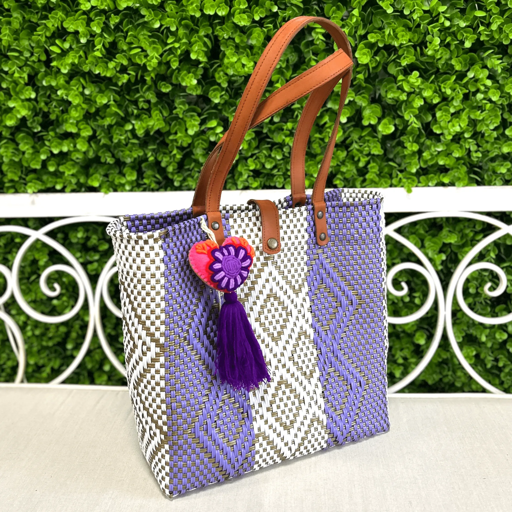 Upcycled Handwoven Handbags - Purple Rain BUNDLE