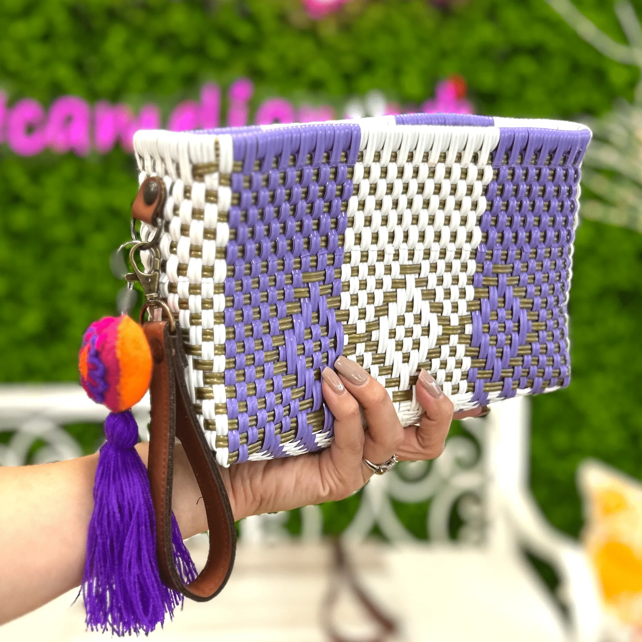 Upcycled Handwoven Handbags - Purple Rain BUNDLE