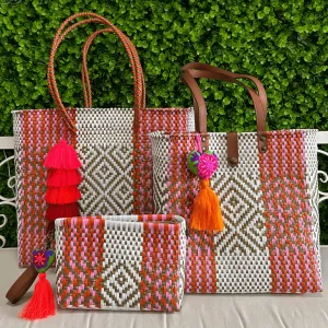 Upcycled Handwoven Handbags - Rosalia BUNDLE