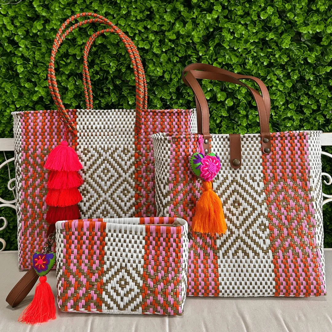 Upcycled Handwoven Handbags - Rosalia BUNDLE