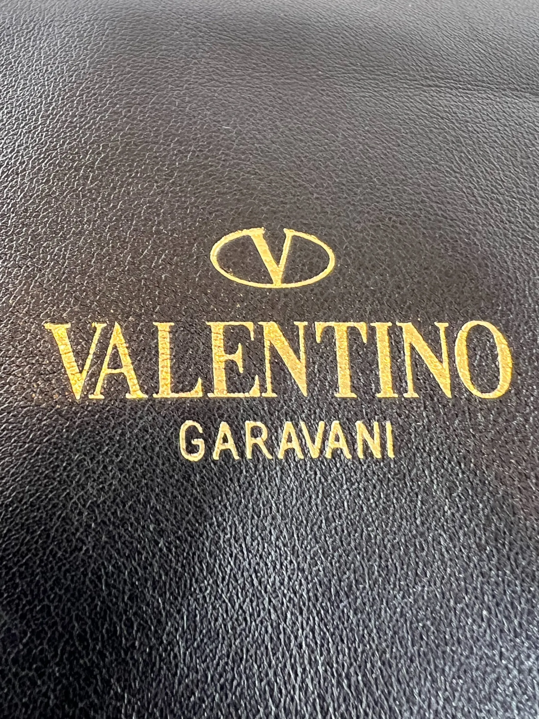 Valentino Black Leather Satchel