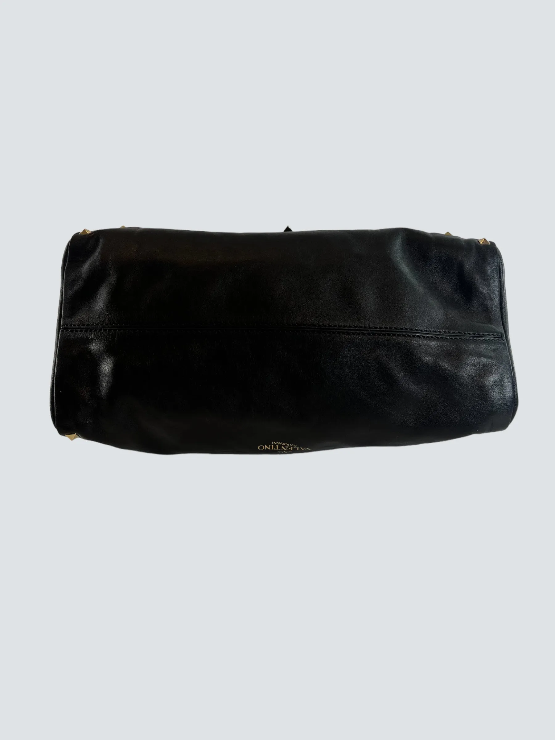 Valentino Black Leather Satchel