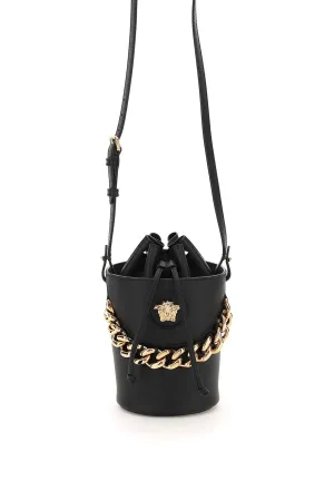 Versace Medusa Head Drawstring Bucket Bag