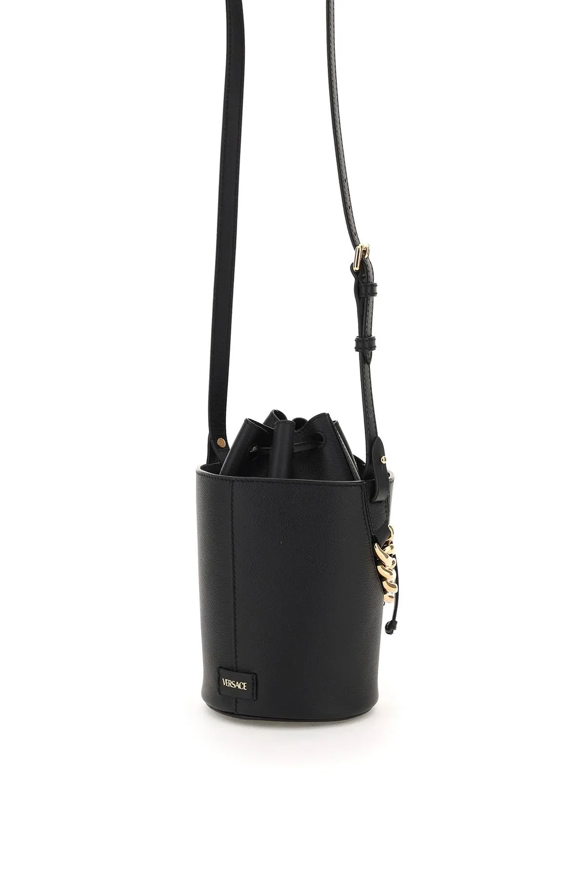 Versace Medusa Head Drawstring Bucket Bag
