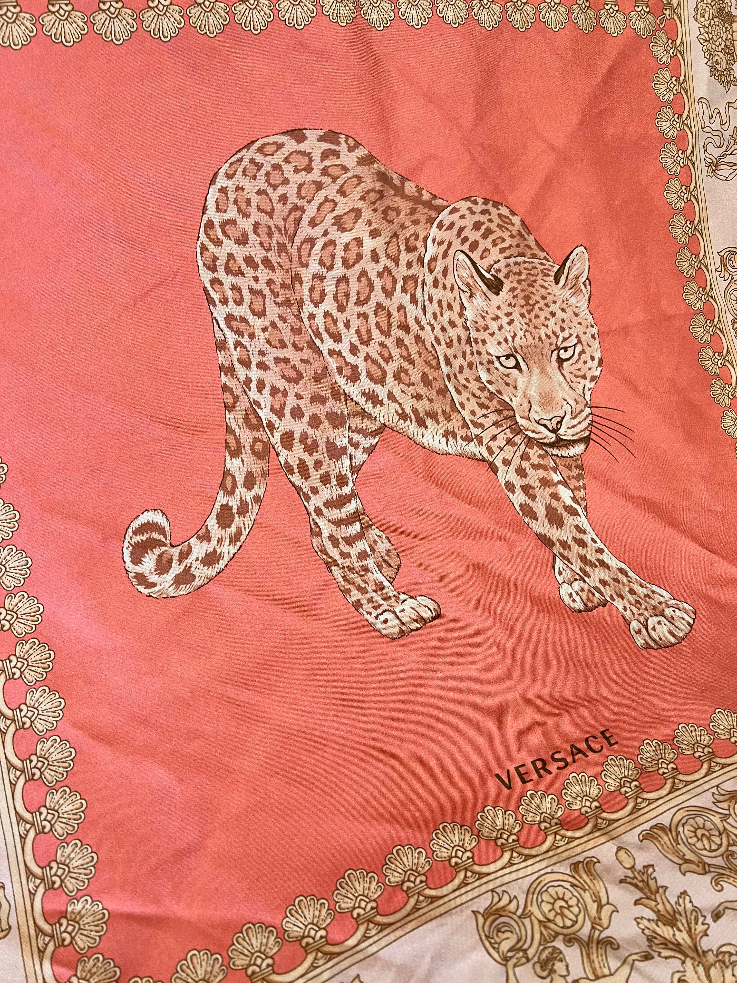 Versace Pink Scarf