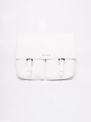 White Adjustable Shoulder Bag